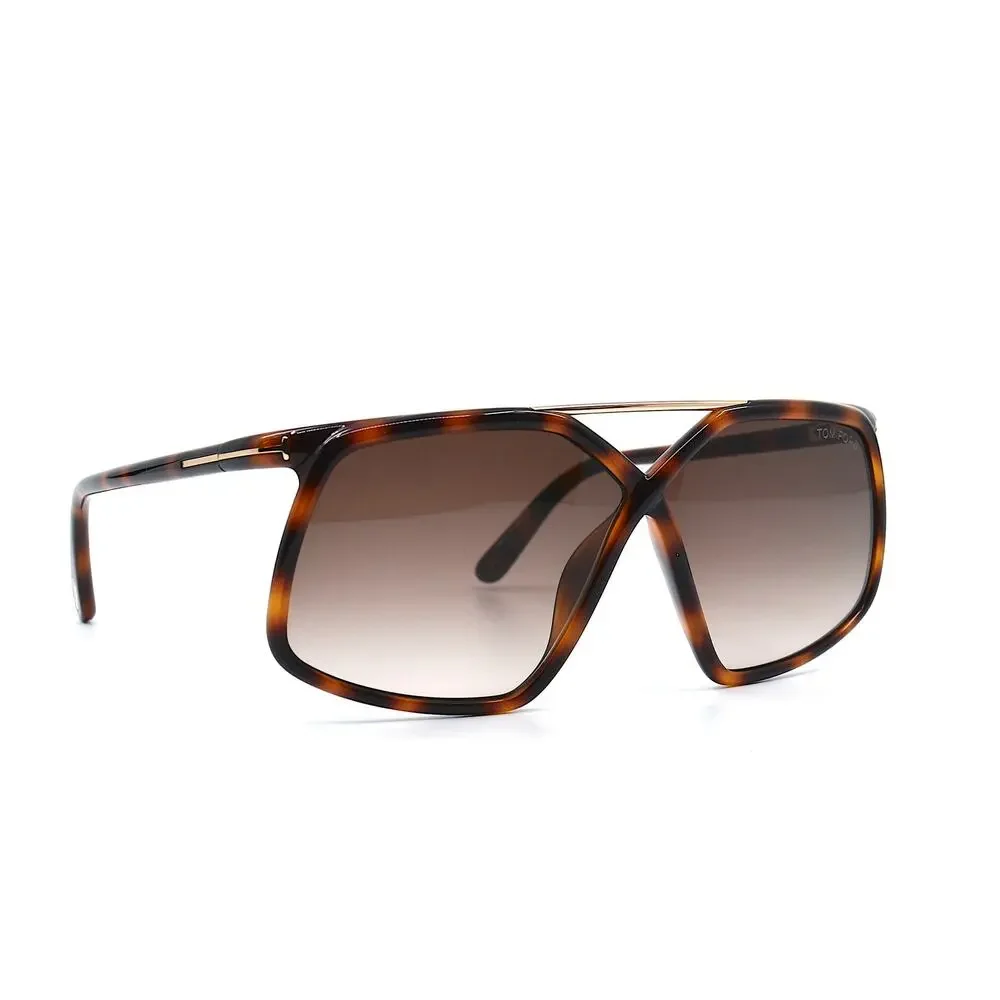 TOM FORD MERYL TF1038/S 52F HAVANA BROWN AUTHENTIC SUNGLASSES - Picture 2 of 15